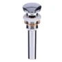 172249-1200-1200 Desagüe De Push Metalico Con Rebose De 48cm Cromo