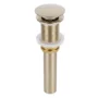 172254-1200-1200 Desagüe De Push Metalico Sin Rebose De 40cm Oro Mate