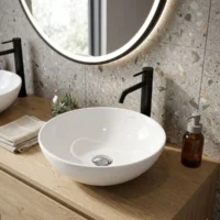 Lavamanos Vessel Caleo Blanco 40X40X15 cm