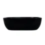 172276-1200-1200 Lavamanos Vessel Ikaria Negro Mate 45.5X32.5X13.5 cm