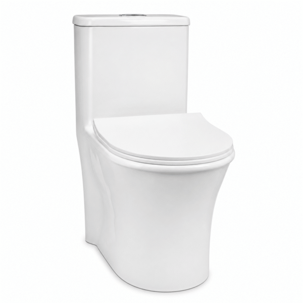172282-1200-1200 Sanitario One-piece Singolare Blanco Descarga 1000 Gramos Con Anillo De Cera Conexión 1/2