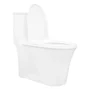 172284-1200-1200 Sanitario One-piece Singolare Blanco Descarga 1000 Gramos Con Anillo De Cera Conexión 1/2