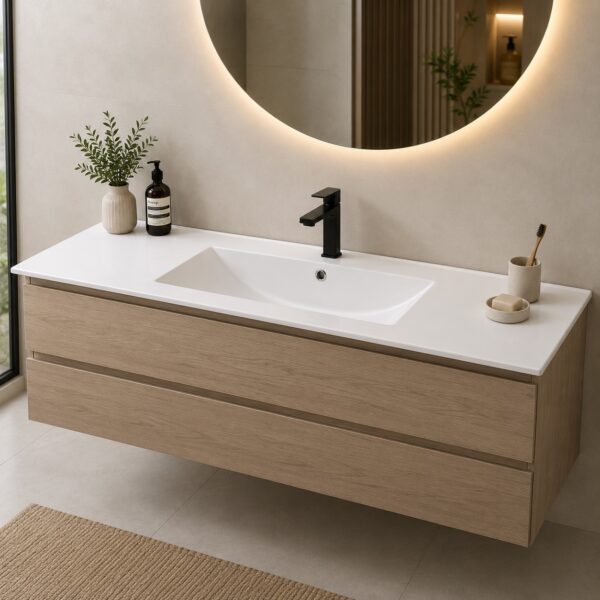 8acd8b3c-cd80-4315-82d3-946458f746d7 Lavamanos En Porcelana De Sobreponer Tivoli Blanco 121.5X46.5X17.5 cm