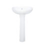Lavamanos Con Pedestal Perugia 50.5 x 40.5 x 82cm Blanco Lecco