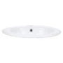 Lavamanos En Porcelana De Sobreponer Tanzis Blanco 51.4 x 46 x 18.2 cm.