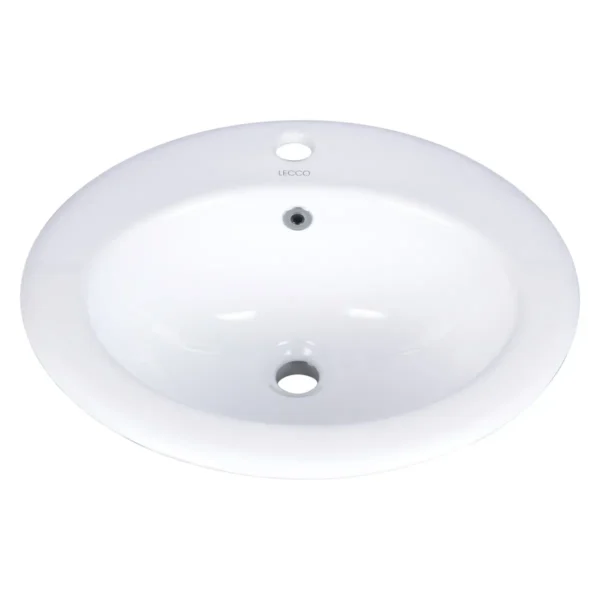 Lavamanos En Porcelana De Sobreponer Tanzis Blanco 51.4 x 46 x 18.2 cm.