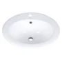 Lavamanos En Porcelana De Sobreponer Tanzis Blanco 51.4 x 46 x 18.2 cm.