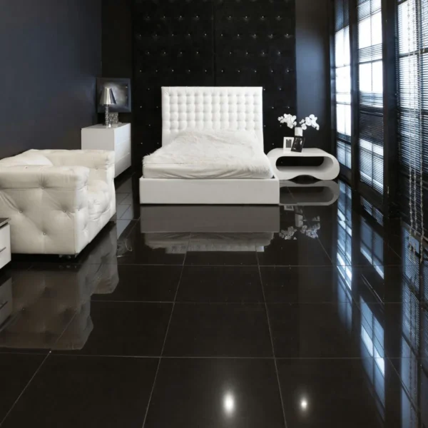 Porcelanato Black Brillante 60 X 60 Cms. T3 Caja X 1.44 M² V2