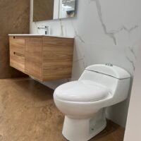 SANITARIO ONE-PIECE HAMBURGO LECCO BLANCO C/ANILLO CERA 1000 GRAMOS