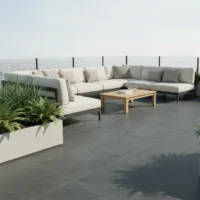 QUORA ASH AMB Porcelanato Quora Ash Ext 60X120 T4 Cjx1.44 M² V2C3/R11