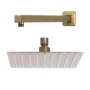 Regadera De 25Cm+Brazo A Pared De 40Cm Oro Lecco