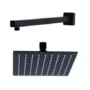 Regadera De 25cm+brazo a Pared De 40cm Negro Regadera De 25Cm+Brazo A Pared De 40Cm Negro Lecco