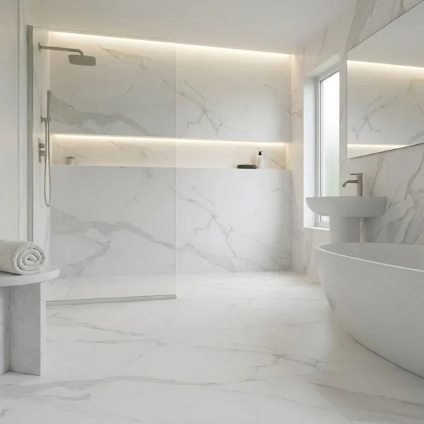 STONE AMB Porcelanato Stone Calacatta Mate 80X160 T4 Caja X 2.56 M² V3