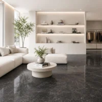 Porcelanato Tonerre Negro Alto Brillo 80X160 T3 Cjx2.56M² V2