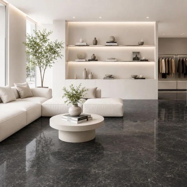 TONERRE AMB Porcelanato Tonerre Negro Alto Brillo 80X160 T3 Cjx2.56M² V2